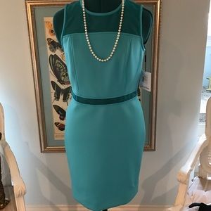 Calvin Klein Teal Dress NWT